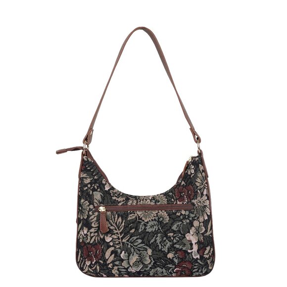 Vintage Pattern Tapestry Fabric Hobo Bag For Women | Shoulder Sling Bag - Picture 9 of 9